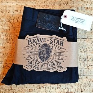 Brave Star Selvage - 13.5 oz Onyx Double Black EUC